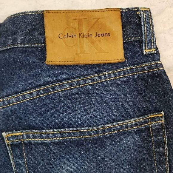 Vintage Calvin Klein Size 30 Men's Dark Wash Jean - Picture 10 of 10